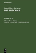 Cover: Joma (Der Vers&ouml;hnungstag) - De Gruyter