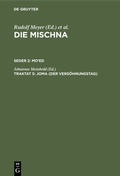 Cover: Joma (Der Vers&ouml;hnungstag) - De Gruyter