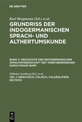 Cover: Griechisch, Italisch, Vulg&auml;rlatein, Keltisch - De Gruyter Mouton