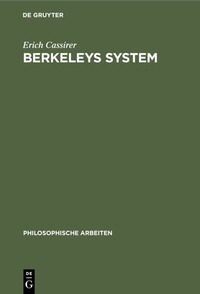 Abbildung von: Berkeleys System - De Gruyter