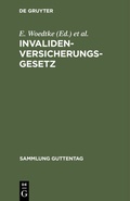 Cover: Invalidenversicherungsgesetz - De Gruyter