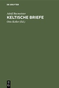Cover: Keltische Briefe - De Gruyter Mouton