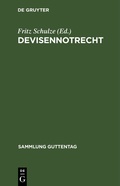 Cover: Devisennotrecht - De Gruyter