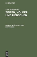 Cover: W&auml;lsches und Deutsches - De Gruyter