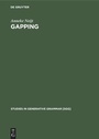 Cover: Gapping - De Gruyter Mouton