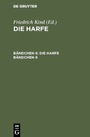Cover: Die Harfe. Bändchen 6 - De Gruyter