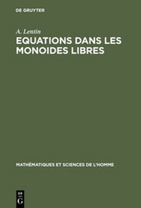 Enlarge image Cover: Equations dans les monoides libres - De Gruyter Mouton