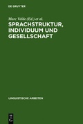 Cover: Sprachstruktur, Individuum und Gesellschaft - De Gruyter