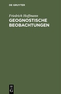 Cover: Geognostische Beobachtungen - De Gruyter