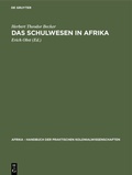 Bild: Das Schulwesen in Afrika - De Gruyter