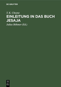 Abbildung von: Einleitung in das Buch Jesaja - De Gruyter