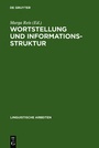 Cover: Wortstellung und Informationsstruktur - De Gruyter