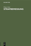 Cover: Strafbemessung - De Gruyter