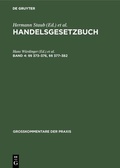 Cover: &sect;&sect; 373-376, &sect;&sect; 377-382 - De Gruyter