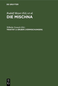 Abbildung von: Erubin (Vermischungen) - De Gruyter