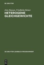 Cover: Heterogene Gleichgewichte - De Gruyter