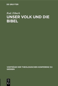 Abbildung von: Unser Volk und die Bibel - De Gruyter