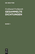Cover: Gesammelte Dichtungen. Band 1 - De Gruyter