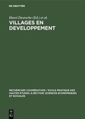 Cover: Villages en developpement - De Gruyter Mouton
