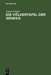 Abbildung von: Die Völkertafel der Genesis - De Gruyter