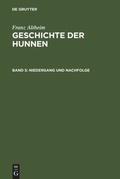 Cover: Niedergang und Nachfolge - De Gruyter