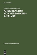 Cover: Arbeiten zur Konversationsanalyse - De Gruyter