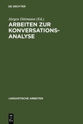 Cover: Arbeiten zur Konversationsanalyse - De Gruyter