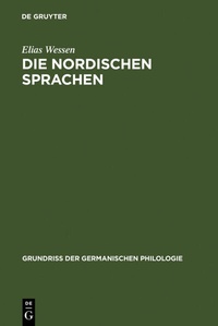 Abbildung von: Die nordischen Sprachen - De Gruyter