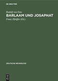 Cover: Barlaam und Josaphat - De Gruyter