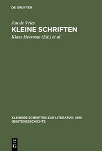 Abbildung von: Kleine Schriften - De Gruyter