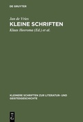 Cover: Kleine Schriften - De Gruyter