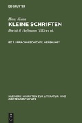 Cover: Sprachgeschichte. Verskunst - De Gruyter