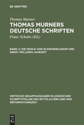 Cover: Die M&uuml;hle von Schwindelsheim und Gredt M&uuml;llerin Jahrzeit - De Gruyter