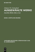 Cover: S&auml;mtliche Dramen - De Gruyter