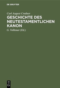 Abbildung von: Geschichte des neutestamentlichen Kanon - De Gruyter