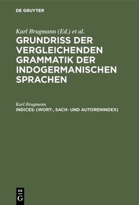 Abbildung von: (Wort-, Sach- und Autorenindex) - De Gruyter Mouton