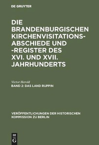 Enlarge image Cover: Das Land Ruppin - De Gruyter