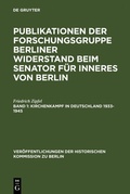 Cover: Kirchenkampf in Deutschland 1933-1945 - De Gruyter