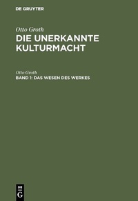 Abbildung von: Das Wesen des Werkes - De Gruyter