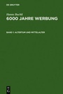 Bild: Hanns Buchli: 6000 Jahre Werbung / Altertum und Mittelalter - De Gruyter