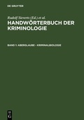 Cover: Aberglaube - Kriminalbiologie - De Gruyter