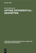 Bild: Affine Differentialgeometrie - De Gruyter