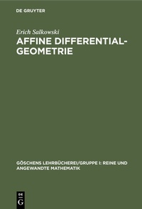 Abbildung von: Affine Differentialgeometrie - De Gruyter