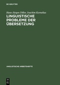 Cover: Linguistische Probleme der &Uuml;bersetzung - De Gruyter