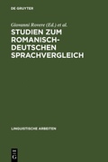 Cover: Studien zum romanisch-deutschen Sprachvergleich - De Gruyter