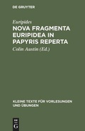 Cover: Nova fragmenta Euripidea in papyris reperta - De Gruyter