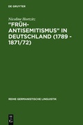 Cover: "Fr&uuml;h-Antisemitismus" in Deutschland (1789 - 1871/72) - De Gruyter