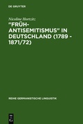 Cover: "Fr&uuml;h-Antisemitismus" in Deutschland (1789 - 1871/72) - De Gruyter