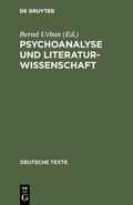 Cover: Psychoanalyse und Literaturwissenschaft - De Gruyter