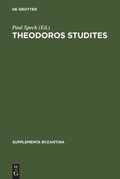 Cover: Theodoros Studites - De Gruyter